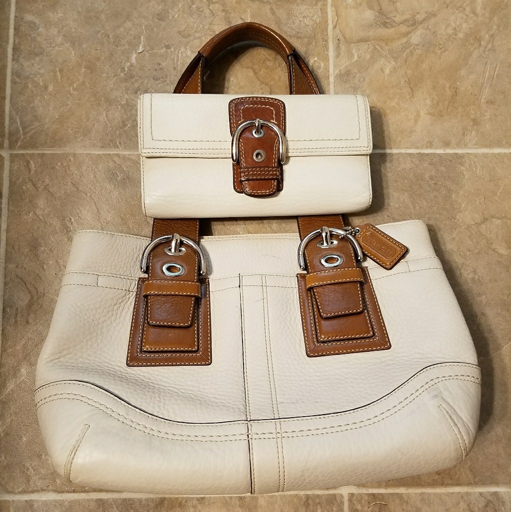 Authentic Coach Soho Shoulder Bag and Wallet